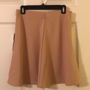 Dalia A-line Nude Skirt  |  New With Tags